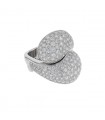 Cartier Le Ying et Le Yang diamonds and gold ring