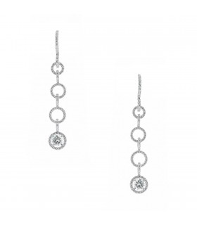 Boucles d’oreilles or et diamants