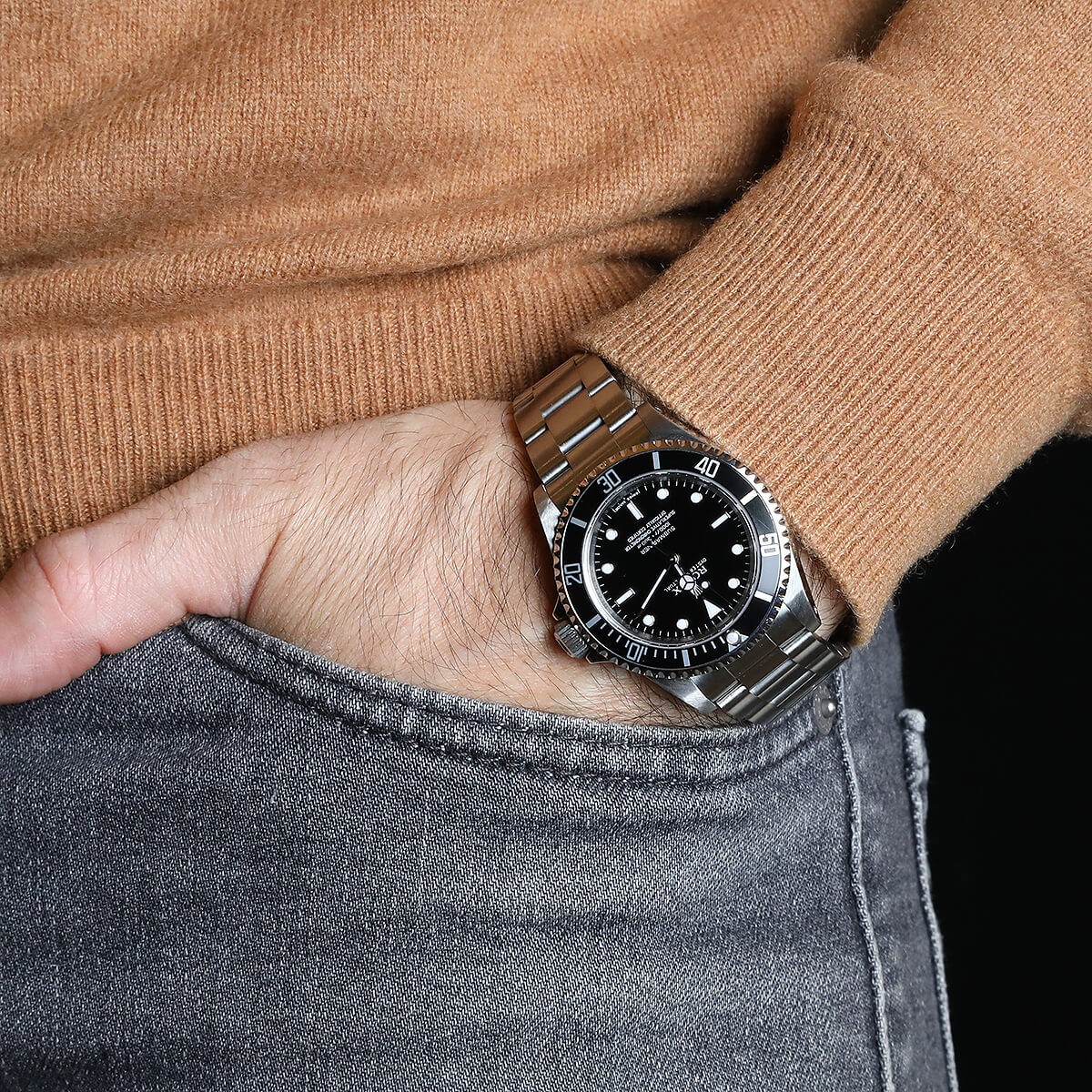 Rolex Submariner stainless steel watch Circa 2012