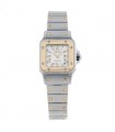 Cartier Santos stainless steel and gold watch