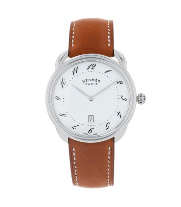 Hermès Arceau stainless steel watch