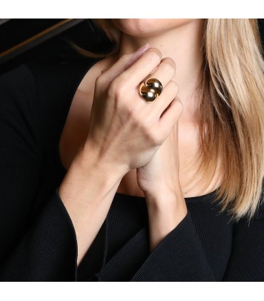 Cartier Le Ying et Le Yang gold ring