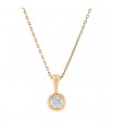 Collier or et diamant