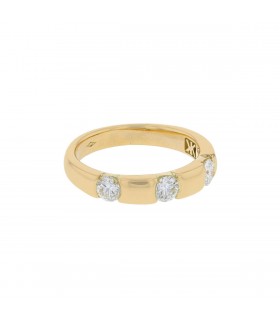 Korloff diamonds and gold ring