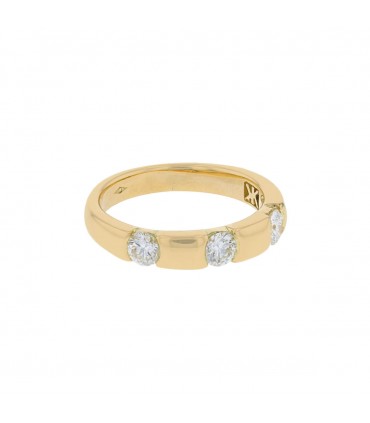 Korloff diamonds and gold ring