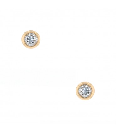 Boucles d’oreilles or et diamants