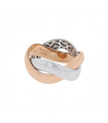 Poiray Tresse gold ring