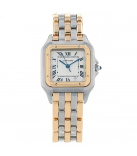 Cartier Panthère stainless steel and gold watch