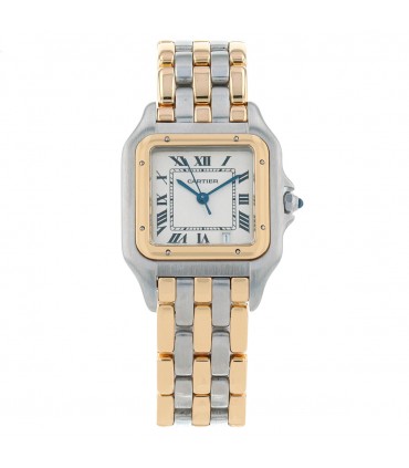 Cartier Panthère stainless steel and gold watch