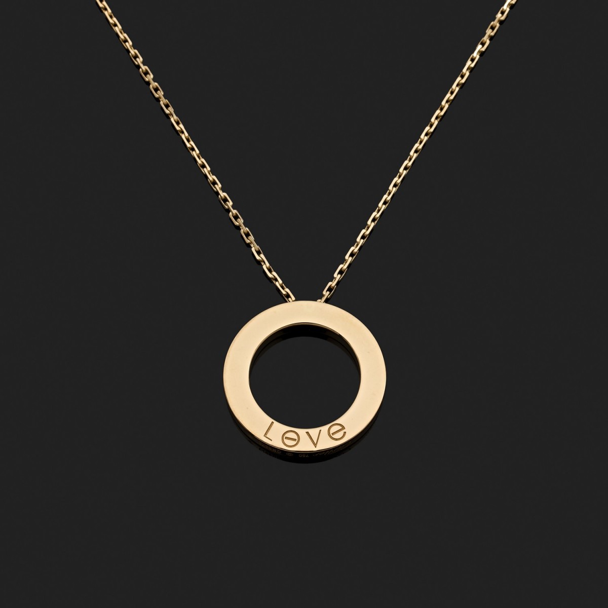 cartier love series necklace