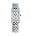 Jaeger Lecoultre Reverso stainless steel and diamonds watch