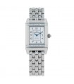 Jaeger Lecoultre Reverso stainless steel and diamonds watch