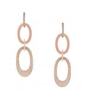 Boucles d’oreilles or et diamants