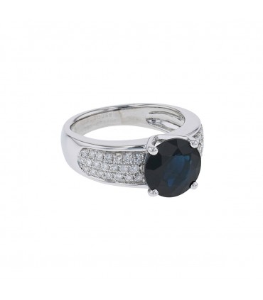 Mauboussin Saphir de Toi diamonds, sapphire and gold ring