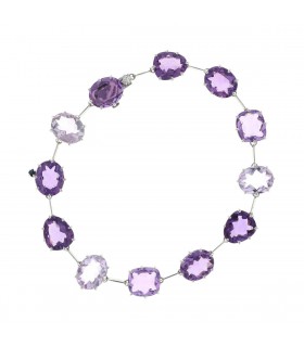 H. Stern diamonds, amethyst and gold bracelet