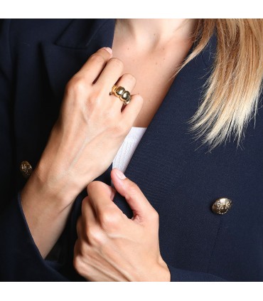 Boivin Chrysallis diamonds and 18k gold ring