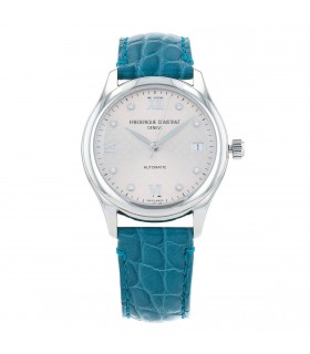 Frederique Constant stainless steel and diamonds watch