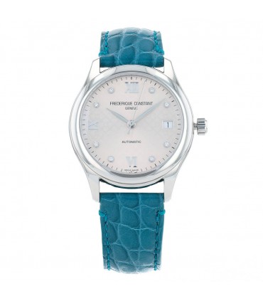 Frederique Constant stainless steel and diamonds watch