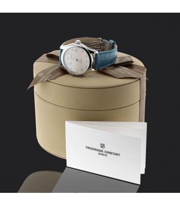Frederique Constant stainless steel and diamonds watch
