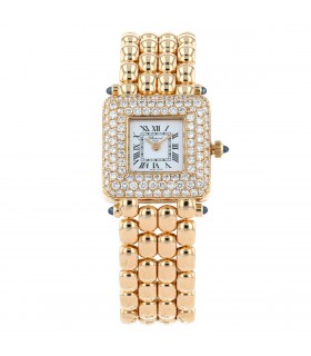 Chopard diamonds and gold watch