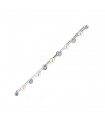 Diamonds, cultured pearl and gold brooch