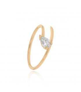 Bague Pear Cut