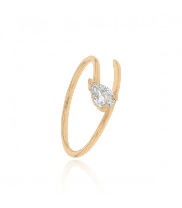 Bague Pear Cut