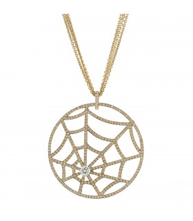 Chaumet Attrape-Moi Si Tu M’aimes diamonds and 18k gold necklace