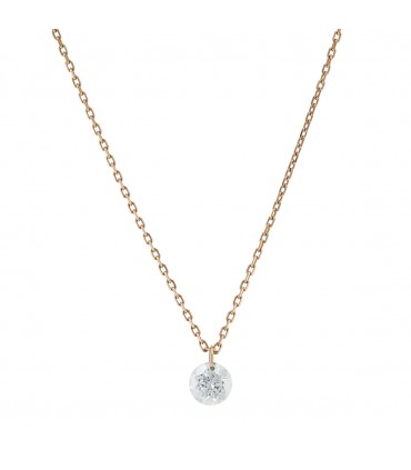 La Brune et la Blonde 360° diamond and gold necklace