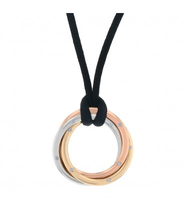 Cartier Trinity diamonds and gold pendant