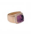 Fred Pain de Sucre amethyst, diamonds and gold ring