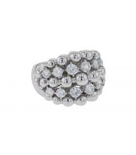 Boucheron Grains de Raisin diamonds and gold ring