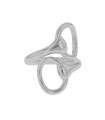 Hermès Nausicaa silver ring