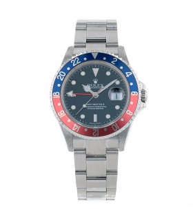 Rolex GMT Master II Pepsi stainless steel watch Circa 2006