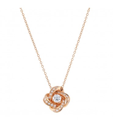 Boucheron Ava Pivoine diamonds and gold necklace