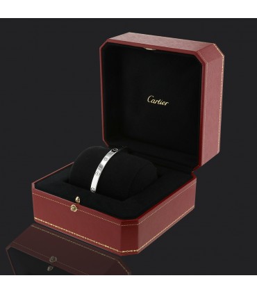 Cartier Love diamond and gold bracelet Size 19