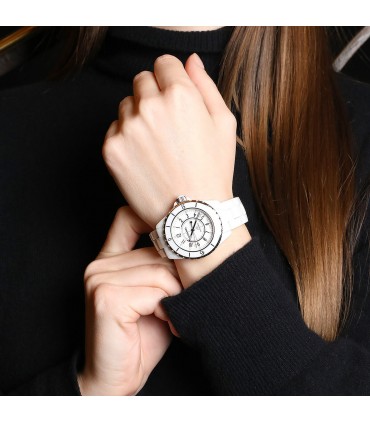 Chanel J12 stainless steel and ceramic watch