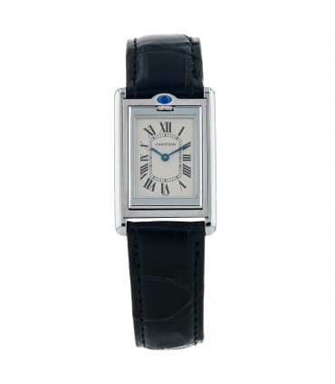 Cartier Tank Basculante stainless steel watch