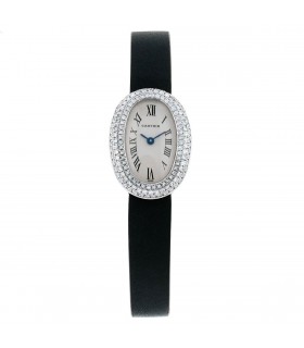 Cartier Baignoire diamonds and gold watch