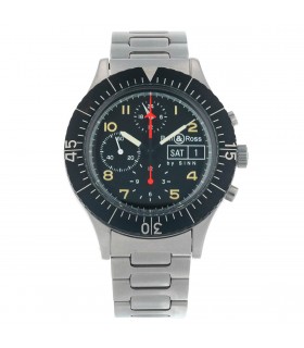 Bell & Ross Classic Black by Sinn stainless steel watch