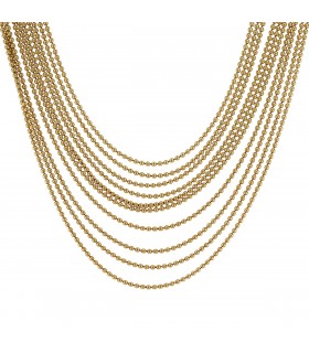 Cartier Draperie gold necklace