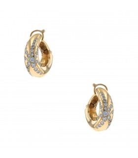 Chaumet Anneau Feu d’Artifice diamonds and gold earrings