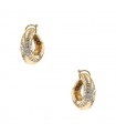 Chaumet Anneau Feu d’Artifice diamonds and gold earrings