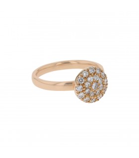 Diamonds and gold ring