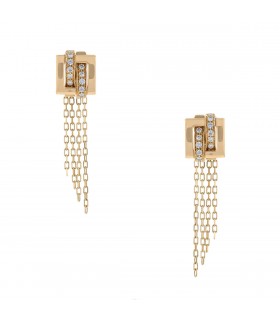 Boucheron Déchaînée diamonds and gold earrings