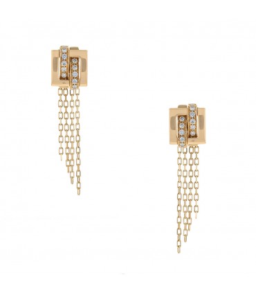 Boucheron Déchaînée diamonds and gold earrings