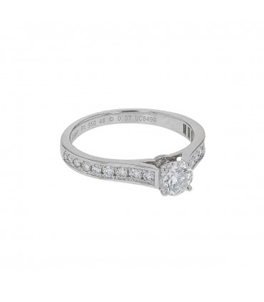 Bague Cartier Solitaire 1895 - Certificat GIA 0,37 ct G VS2