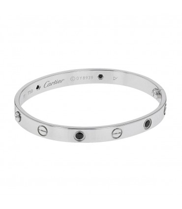 Bracelet Cartier Love 4 Diamants Noirs Taille 17