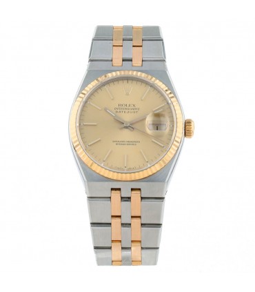 Rolex Oysterquartz DateJust stainless steel and gold watch Circa 1990