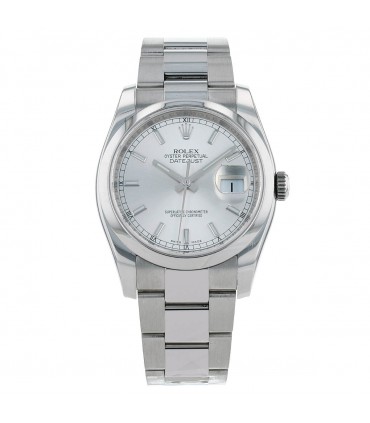 Rolex DateJust stainless steel watch Circa 2010